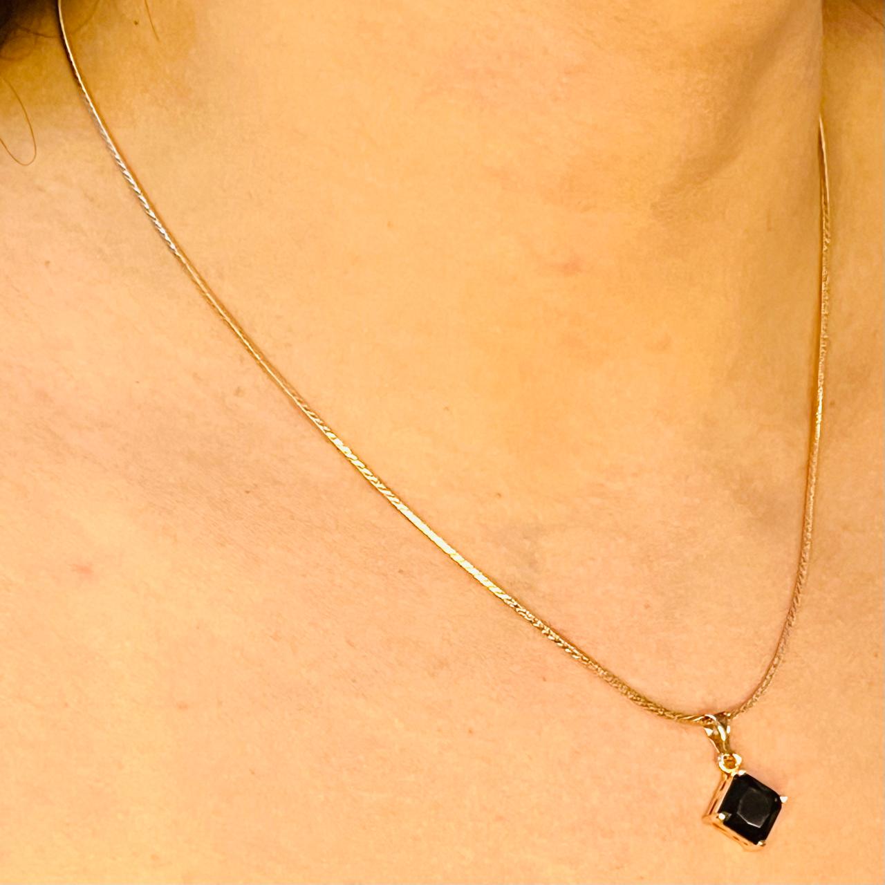 Rombo Luxe: Set de Collar y Aretes
