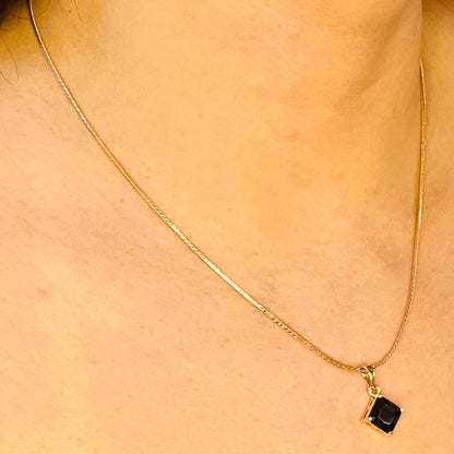 Rombo Luxe: Set de Collar y Aretes